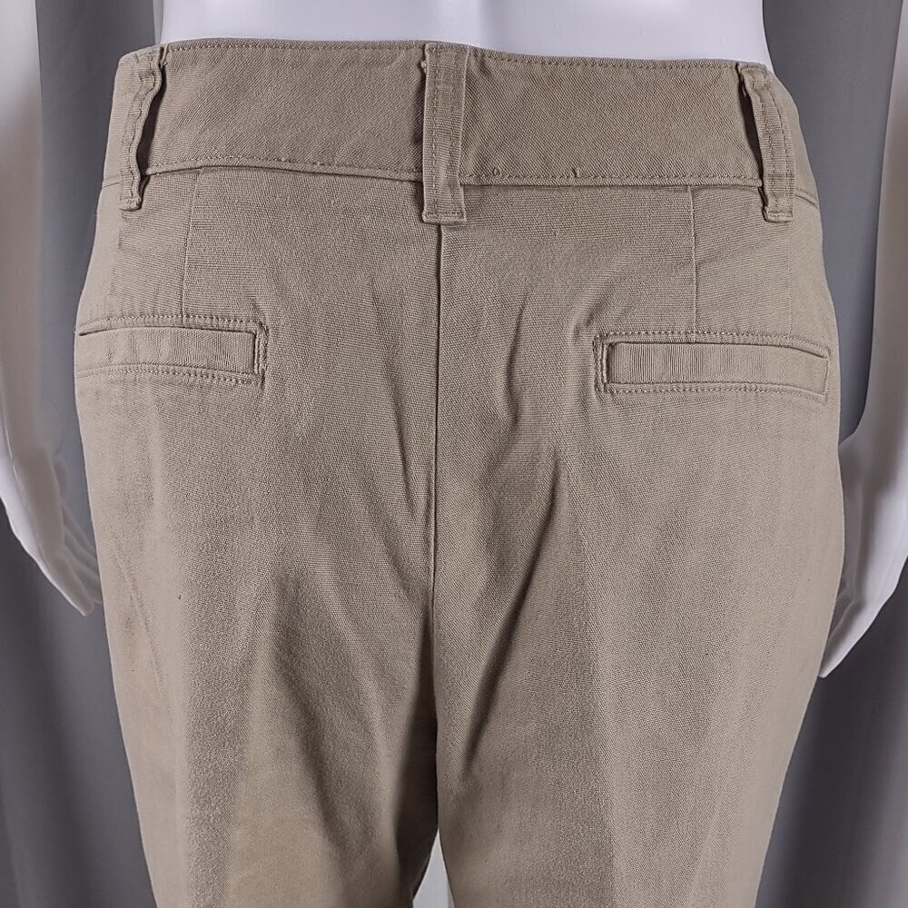 Talbots Womens Petite Tan Cotton Stretch Capris Pants Size 10P - Picture 5 of 11